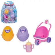 Hatchimals Alive! Hatch N Stroll set di figure a sorpresa in uovo, con passeggino
