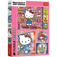 Hello Kitty e amici puzzle 2x200 - Trefl