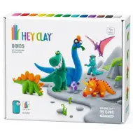 Hey Clay: Grande set di plastilina con applicazione per telefono - Dinosauri