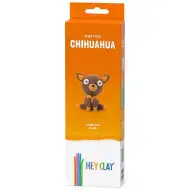 Hey Clay: Set di pasta modellabile con figura di Chihuahua morbido e soffice