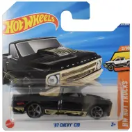 Hot Wheels: 67 Chevy C10 camioncino nero 1/64 - Mattel