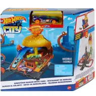 Hot Wheels City Ristorante di Hamburger del Centro - Mattel