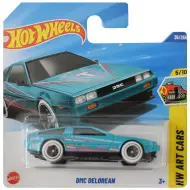 Hot Wheels: DMC DeLorean con strisce rosa modellino 1/64 - Mattel