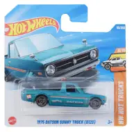 Hot Wheels: Datsun Sunny 1975 giocattolo in miniatura turchese 1/64 - Mattel
