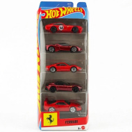 Hot Wheels Ferrari set da 5 macchinine 1/64 – Mattel
