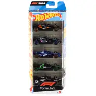Hot Wheels: Formula 1 2024 set di 5 macchinine 1/64 – Mattel