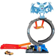 Hot Wheels: Gara di pista Bat Loop - Mattel immagine 3