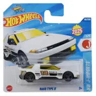 Hot Wheels: Hako Type D auto giocattolo bianco 1/64 - Mattel