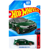 Hot Wheels: Honda Civic Type R 2018 macchinina verde 1/64 – Mattel