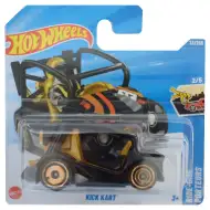 Hot Wheels: Kick Kart macchinina nera 1/64 - Mattel