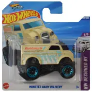 Hot Wheels: Monster Dairy Delivery auto in miniatura color crema 1/64 - Mattel