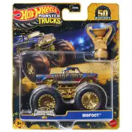 Hot Wheels Monster Trucks: Bigfoot campione con trofeo auto 1/64 - Mattel