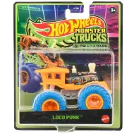 Hot Wheels Monster Trucks Loco Punk macchinina che si illumina al buio 1/64 - Mattel