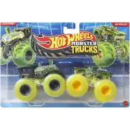 Hot Wheels Monster Trucks: Loco Punk vs Hotweiler, confezione da 2 macchinine 1/64 - Mattel