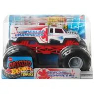 Hot Wheels: Monster Trucks Oversized Rescue Rampager camion mostruoso 1/24 - Mattel