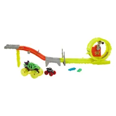 Hot Wheels Monster Trucks: Set da pista Power Smasher - Mattel immagine 3