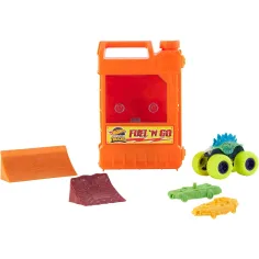 Hot Wheels Monster Trucks: Set di gioco con tanica di benzina - Mattel immagine 3