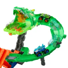 Hot Wheels Monster Trucks: Set pista Corsa del Drago - Mattel immagine 3