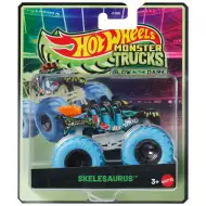 Hot Wheels Monster Trucks: Skelesaurus macchinina che si illumina al buio 1/64 – Mattel