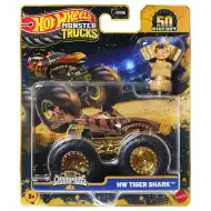Hot Wheels Monster Trucks: Tiger Shark auto da campione con trofeo 1/64 - Mattel