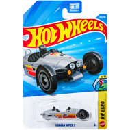 Hot Wheels: Morgan Super 3 macchinina argento in scala 1/64 – Mattel