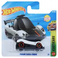 Hot Wheels: Pagani Zonda Cinque bianca macchinina 1/64 - Mattel