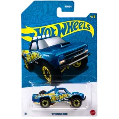Hot Wheels Pearl & Chrome: 87 Dodge D100 macchinina 1/64 - Mattel
