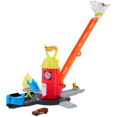 Hot Wheels: Pista Torre dei Pompieri - Mattel immagine 2