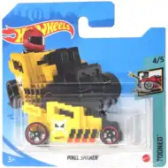 Hot Wheels: Pixel Shaker auto giallo 1/64 - Mattel