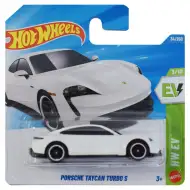 Hot Wheels: Porsche Taycan Turbo S bianca modellino 1/64 - Mattel