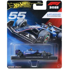 Hot Wheels Premium: Atlassian Williams Racing F1 Team #55 - Auto da Formula 1 in scala 1/64 - Mattel