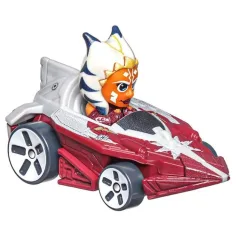 Hot Wheels: RacerVerse - Macchinina personaggio Star Wars Ahsoka - Mattel immagine 2