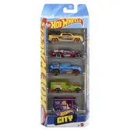 Hot Wheels: Set di 5 macchinine City in scala 1/64 - Mattel