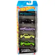 Hot Wheels: Set di 5 macchinine Fast &amp; Furious 1/64 – Mattel