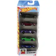 Hot Wheels: Set di 5 macchinine Motor Show 1/64 – Mattel
