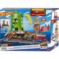Hot Wheels: Set pista stazione di rifornimento City con 1 macchinina - Mattel