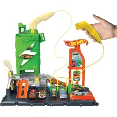Hot Wheels: Set pista stazione di rifornimento City con 1 macchinina - Mattel immagine 6