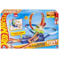 Hot Wheels Stunt Tracks: Set di piste Collisione aerea con macchinina – Mattel