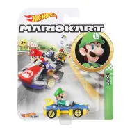 Hot Wheels: Super Mario Kart Luigi Mach 8 macchinina 1/64 - Mattel