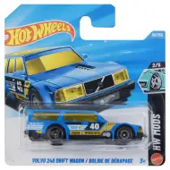 Hot Wheels: Volvo 240 Drift Wagon / Bolide da Derapata macchinina blu 1/64 - Mattel