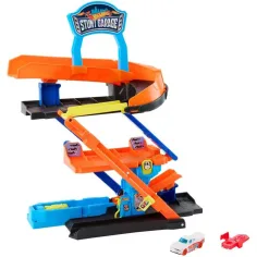 Hot Wheels: set da gioco Garage delle acrobazie - Mattel immagine 2