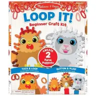 Hurkold! Set creativo per la creazione di burattini con animali da fattoria - Melissa &amp; Doug