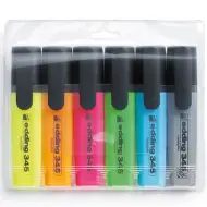 ICO: Evidenziatore Edding 345/6 in sei colori diversi