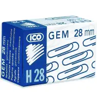 ICO: Fermagli 28 mm, confezione da 100 pezzi