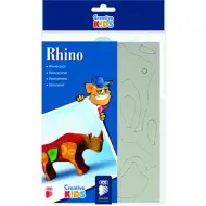 ICO: Figura di rinoceronte 3D per bambini creativi