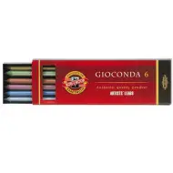 ICO: Koh-I-Noor Gioconda in grafite metallico in sei colori diversi 5,6mm