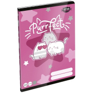 ICO: LizzySuli Kittok Stars Purrfect quaderno a righe per la 4ª elementare A5 21-32