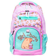 ICO: LizzySuli Lollipop Capybara Active+ borsa scolastica ergonomica, zaino 30x43x21,5 cm
