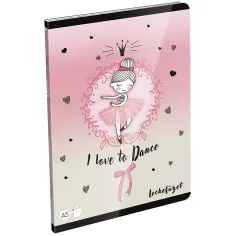 ICO: LizzySuli Lovely Ballerina Tiny Dancer quaderno per i compiti A/5 40 fogli