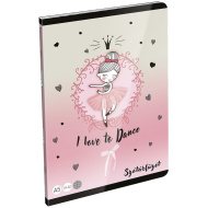 ICO: LizzySuli Lovely Ballerina Tiny Dancer quaderno per vocaboli A/5 31-32